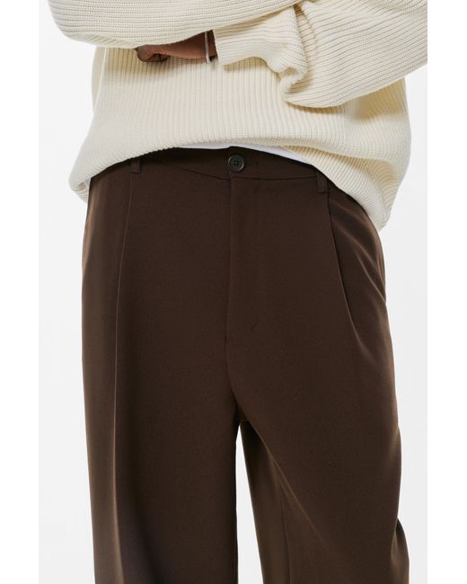Pull&Bear Tailoring Broek in het White voor heren