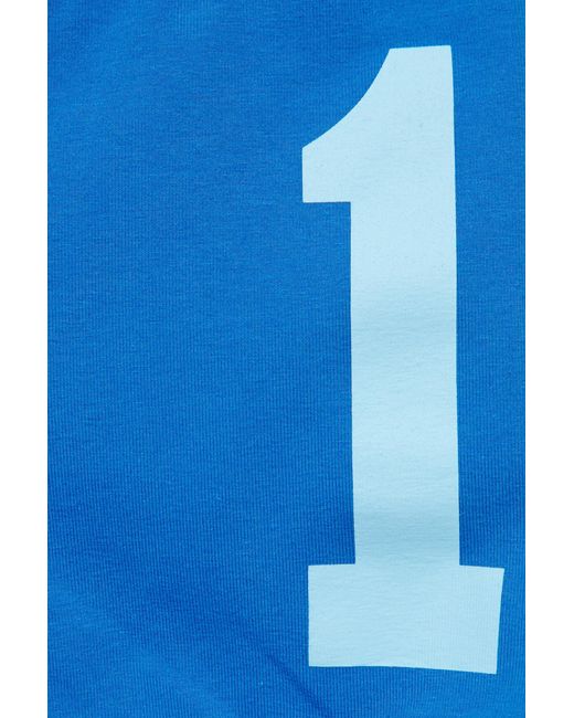 Pull&Bear Blue Argentina Graphic Ribbed Mini Shorts