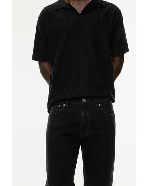 Pull&Bear Slim Jeans in het Black voor heren