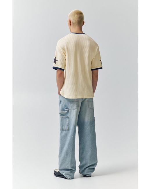 Pull&Bear Kurzarm-Pullover Mit Grafik in Gray für Herren