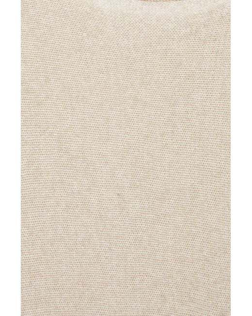 Pull&Bear White Rustic Jumper
