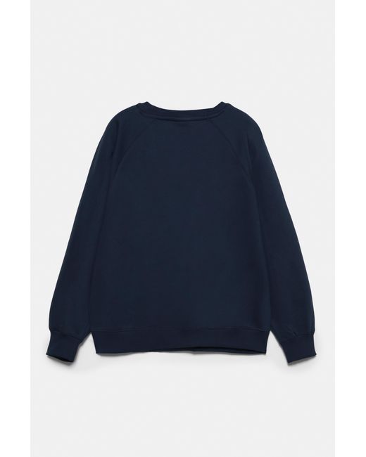 Pull&Bear Oversized Fleecesweater in het Blue