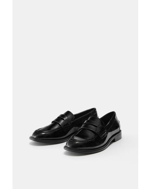Pull&Bear Black Mokassins