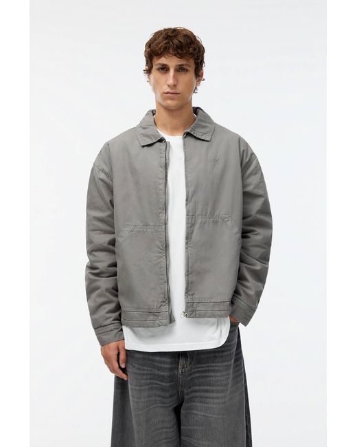 Pull&Bear Gray Stwd Lightweight Jacket for men