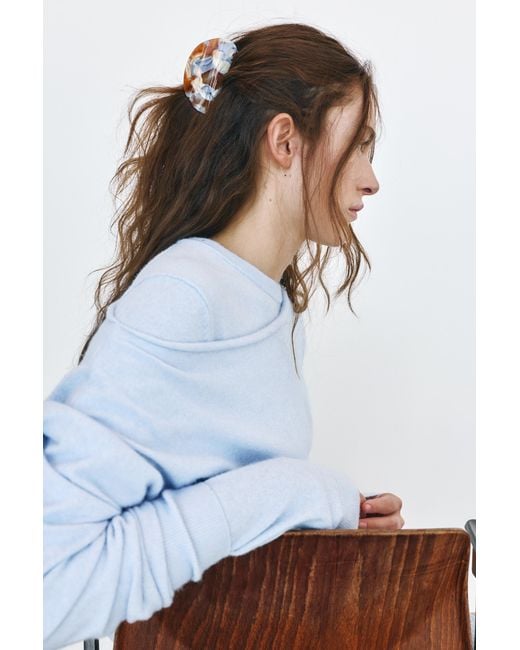 Pull&Bear White Printed Curved Hair Clip