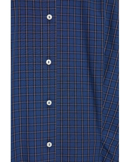 Chemise Oversize À Carreaux Pull&Bear en coloris Blue