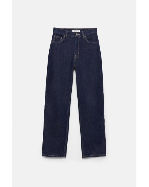 Pull&Bear Blue High-Waist Mom Jeans