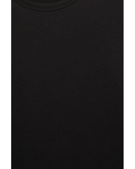 Pull&Bear Basic Slim Fit T-Shirt in het Black voor heren