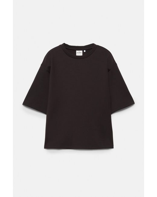 Pull&Bear Black Soft-Touch Short Sleeve T-Shirt