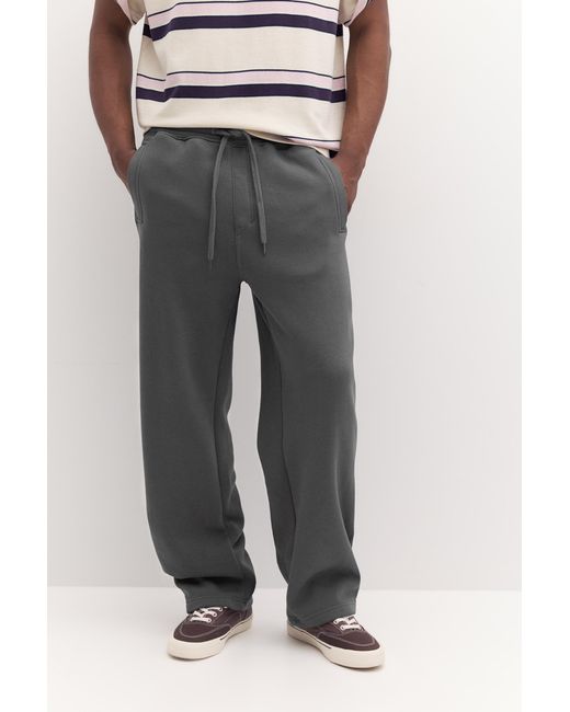 Pantaloni Tuta Baggy Basici di Pull&Bear in Black da Uomo