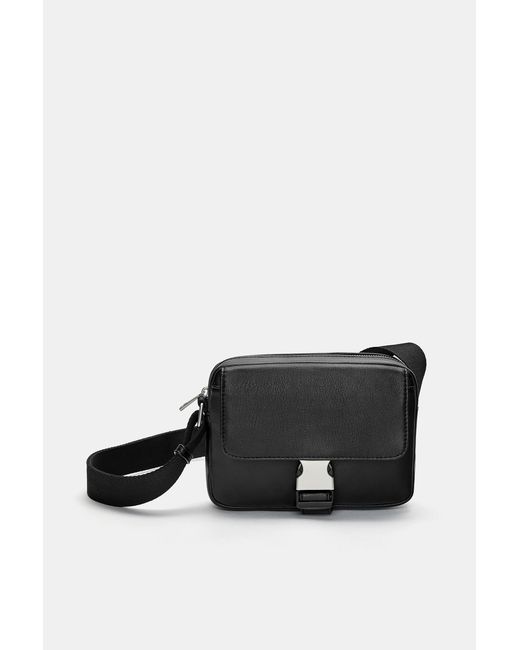 Pull&Bear Umhängetasche Mit Schnalle in Black für Herren
