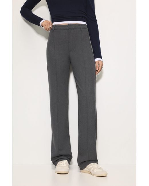 Pull&Bear Blue Smart Trousers With Seam Detail
