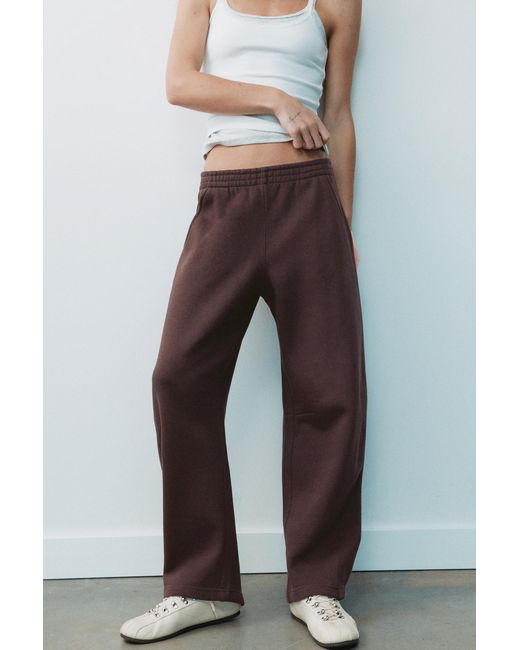 Pull&Bear Barrel Joggingbroek in het Brown