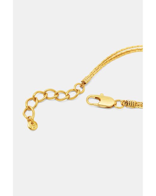 Collana Lariat Floreale di Pull&Bear in White
