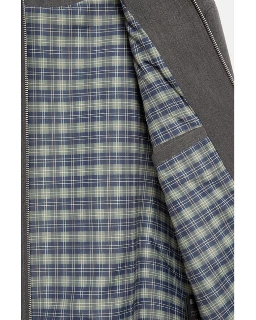 Pull&Bear Basic Jas Met Rits in het Gray voor heren