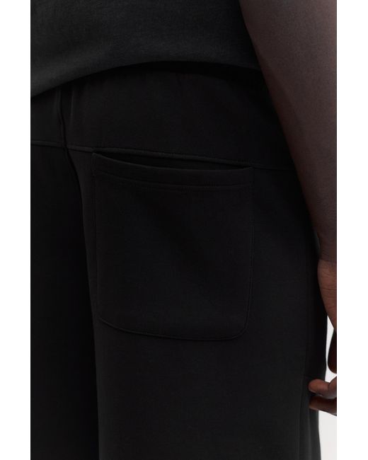 Pull&Bear Regular Fit Joggingbermuda in het Black voor heren