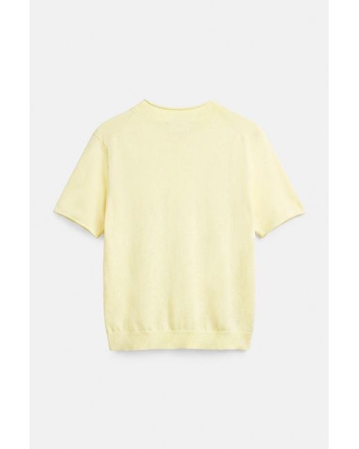 Pull Cintré À Manches Courtes Pull&Bear en coloris Yellow
