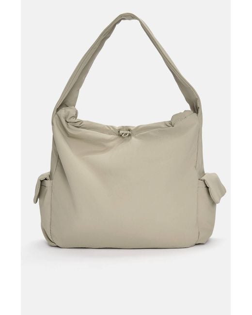 Pull&Bear Natural Parachute Shopper Bag