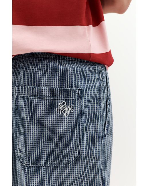 Pull&Bear Red Denim Jogging Trousers for men