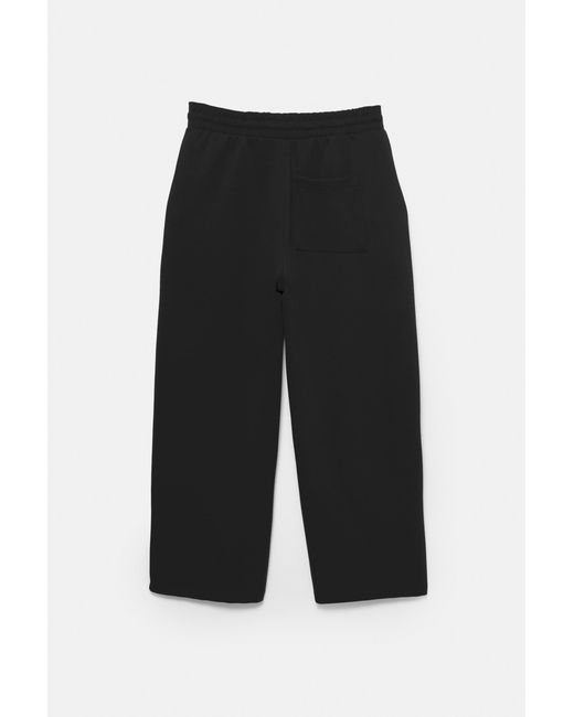 Pull&Bear Pofmouw Interlock Joggingbroek in het Black voor heren