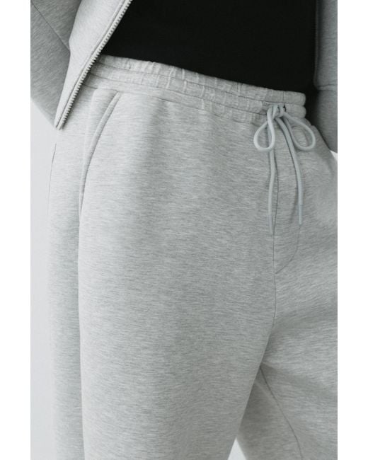 Pull&Bear Gray Stwd Baggy Joggers for men