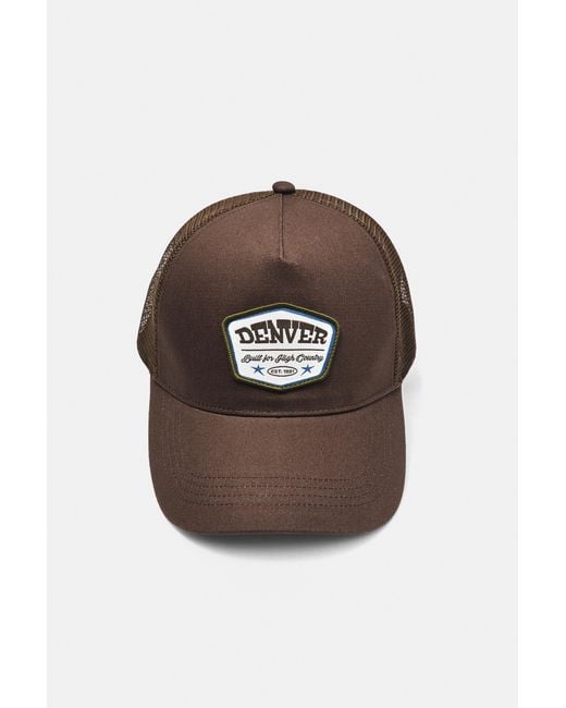 Cappello Trucker Denver di Pull&Bear in Brown da Uomo