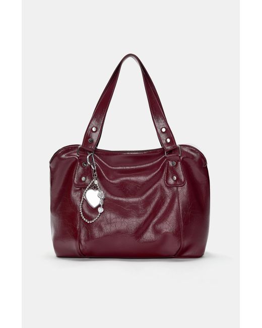Borsa Shopper Decorata di Pull&Bear in Blue