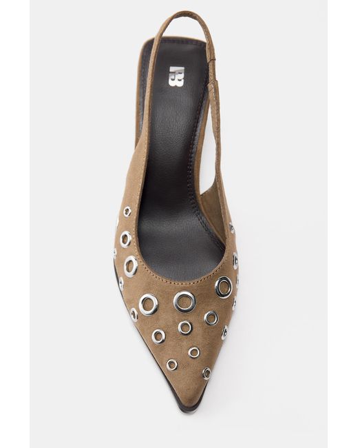 Pull&Bear Blue Studded High-Heel Shoes
