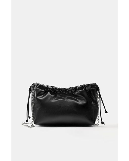 Pull&Bear Black Beuteltasche