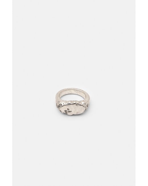 Pull&Bear Black Stone Necklace And Ring Pack for men