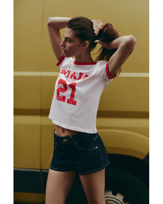 Pull&Bear Green Spain 21 Graphic T-Shirt