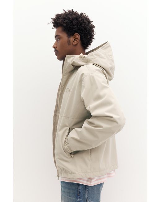 Pull&Bear Natural Lightweight Stwd Raincoat for men