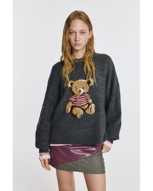 Pull&Bear Multicolor Bear Jumper