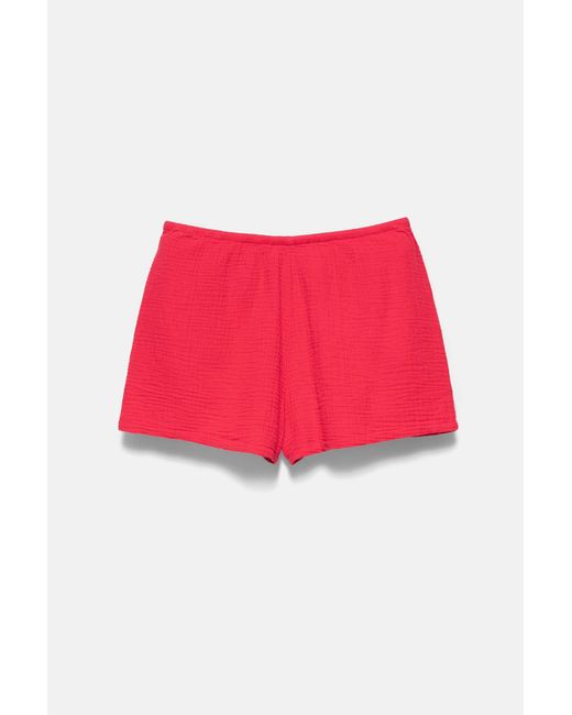 Short En Bambula Pull&Bear en coloris Red