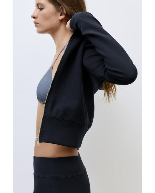 Pull&Bear Blue Zip-Up Jacket