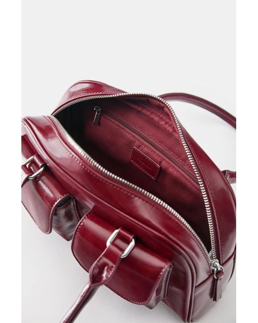 Borsa A Spalla Multipocket di Pull&Bear in Red