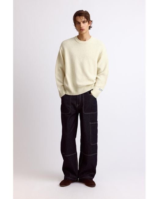 Pull&Bear Pullover Mit Rundausschnitt in Natural für Herren