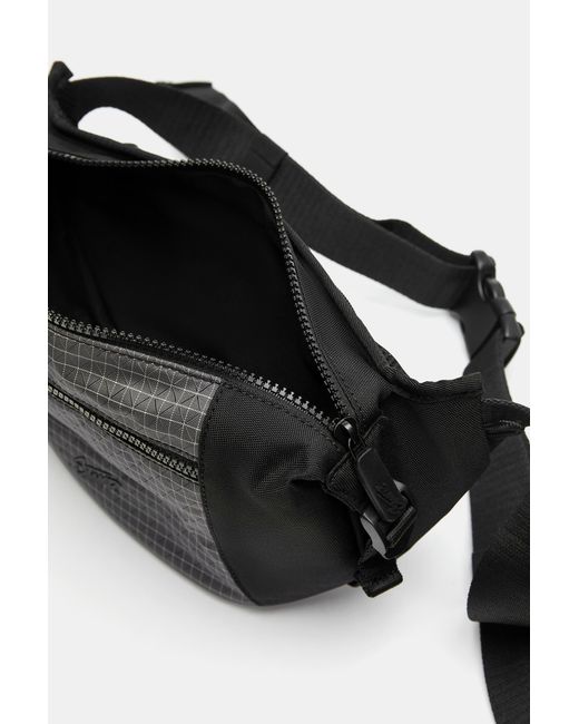 Pull&Bear Black Stwd Technical Belt Bag for men