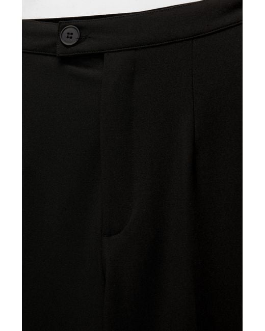 Pull&Bear Blue Wide-Leg Darted Trousers