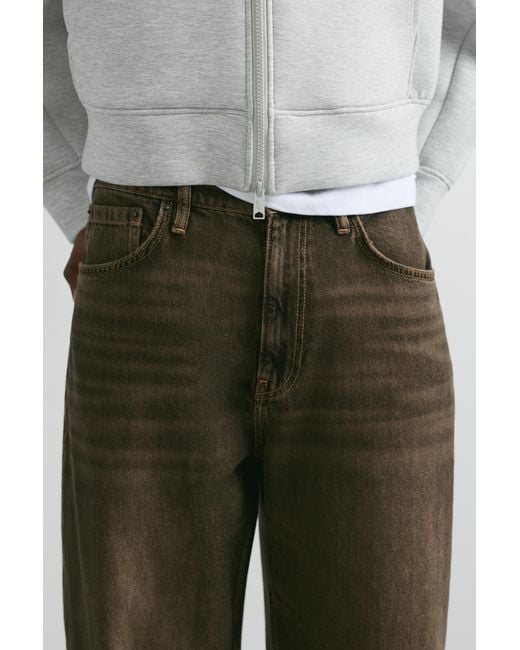 Pull&Bear Gray Wide-Leg Jeans for men
