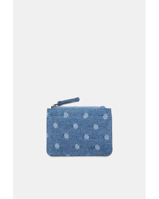 Portatessere A Pois di Pull&Bear in Blue