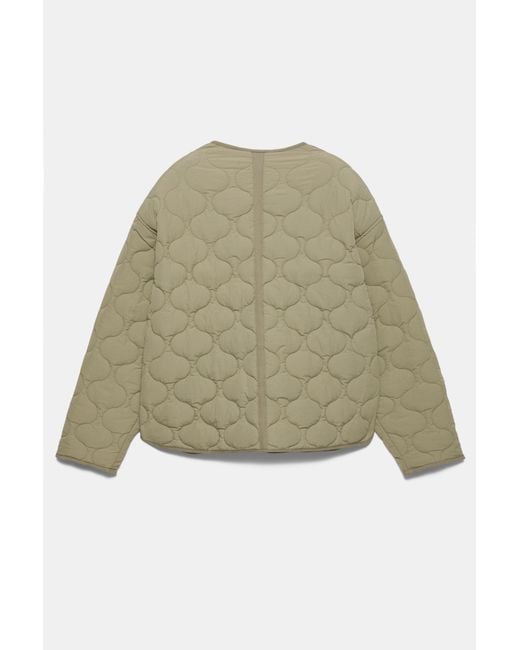 Pull&Bear Green Lightweight Padded Jacket
