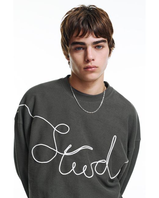 Sweat Stwd À Cordon Pull&Bear pour homme en coloris Black