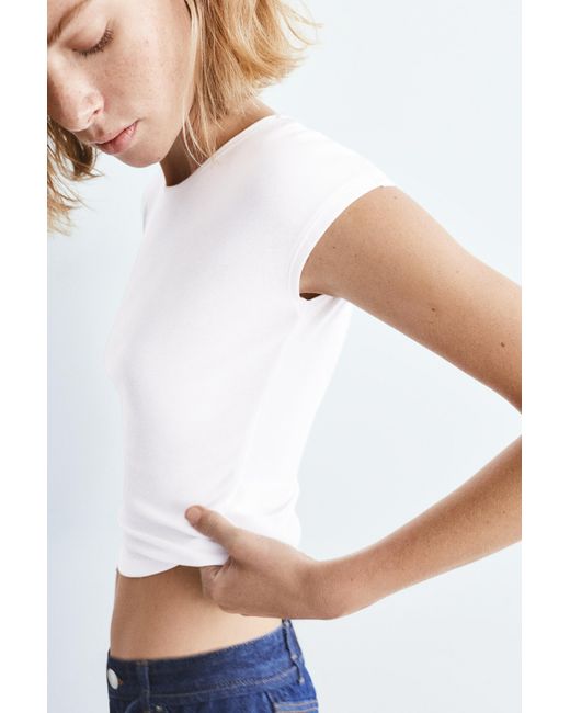 Pull&Bear Multicolor Fitted Short Sleeve T-Shirt