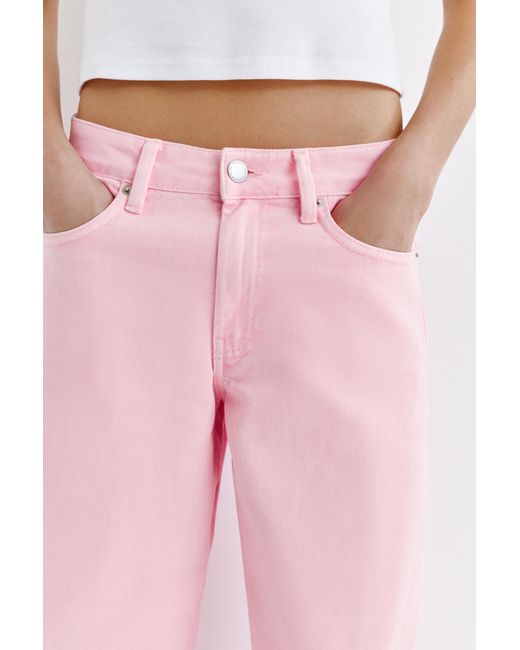 Pull&Bear Barrel Jeans in het Pink