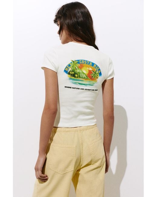 Pull&Bear Multicolor Costa Rica T-Shirt