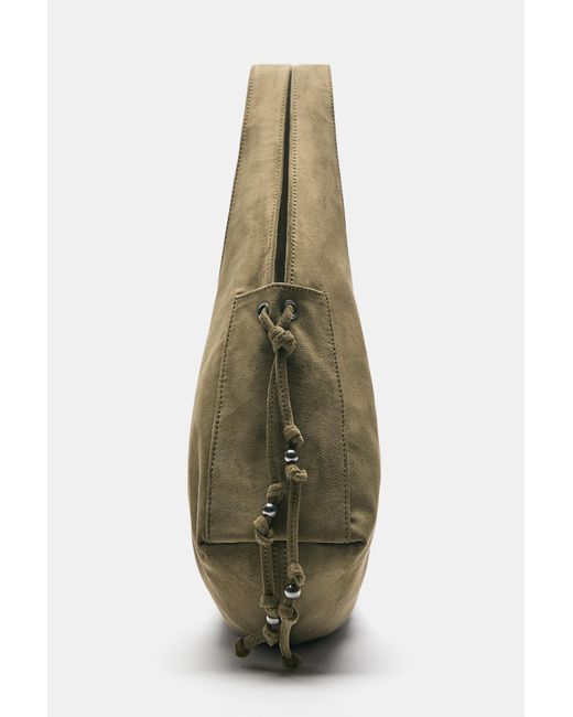 Pull&Bear Brown Strap Tote Bag