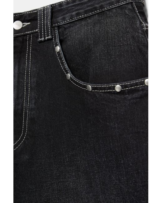 Pull&Bear Stwd Jorts Met Studs in het White voor heren