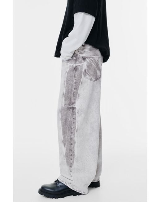 Pull&Bear Super Baggy Jeans in Blue für Herren