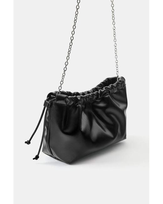 Pull&Bear Black Beuteltasche